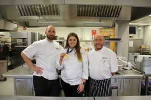 Left to right: Anthony Millon, Bella Skipp & Gary Poole-Gleed