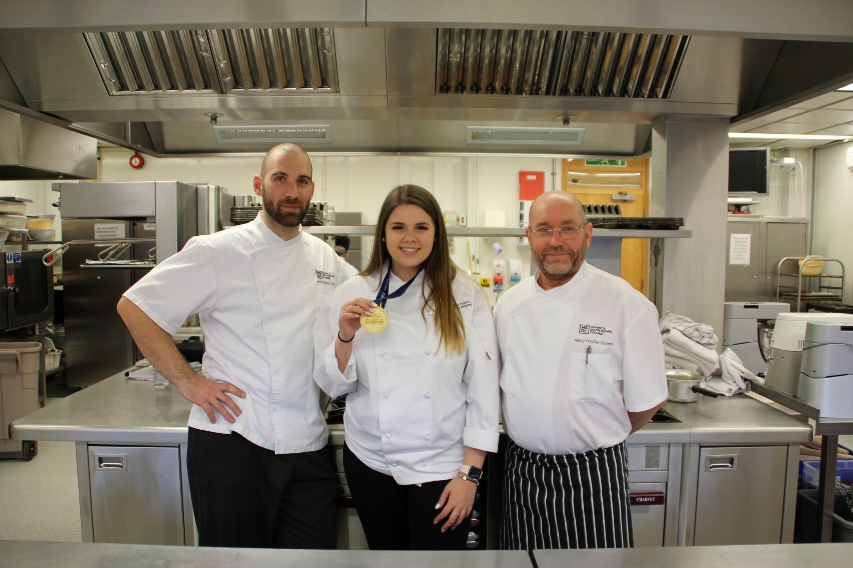 Left to right: Anthony Millon, Bella Skipp & Gary Poole-Gleed