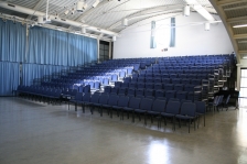 view of the tiered seating in martin read hall