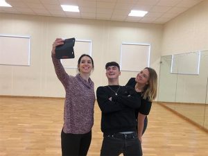 Ross posing for a picture