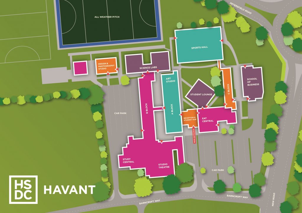map of havant campus