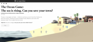 screenshot of climate change game