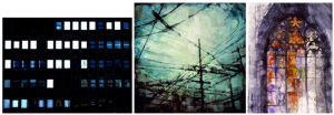 Imagery around abstract and the theme of windows and openings