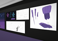 screenshot of portfolio/exhibition