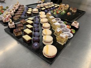 Sweet dishes created by students